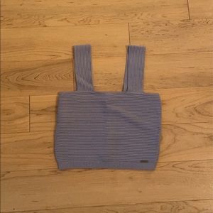 knit square neck hollister tank top size xs